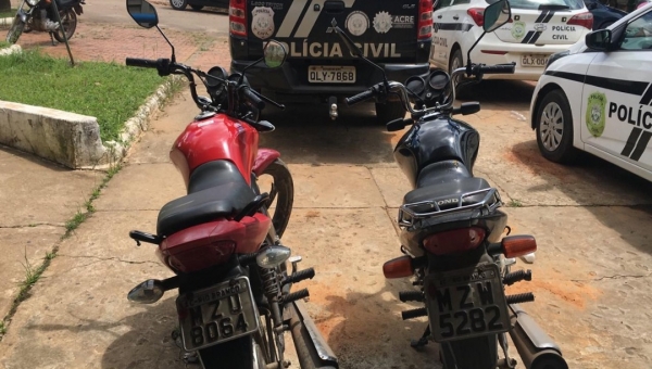 Ladrão e receptador de motos são presos em Operação da Polícia Civil 