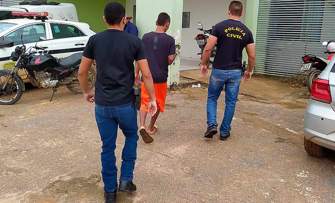 Polícia Civil prende homicida que estava foragido em Sena Madureira