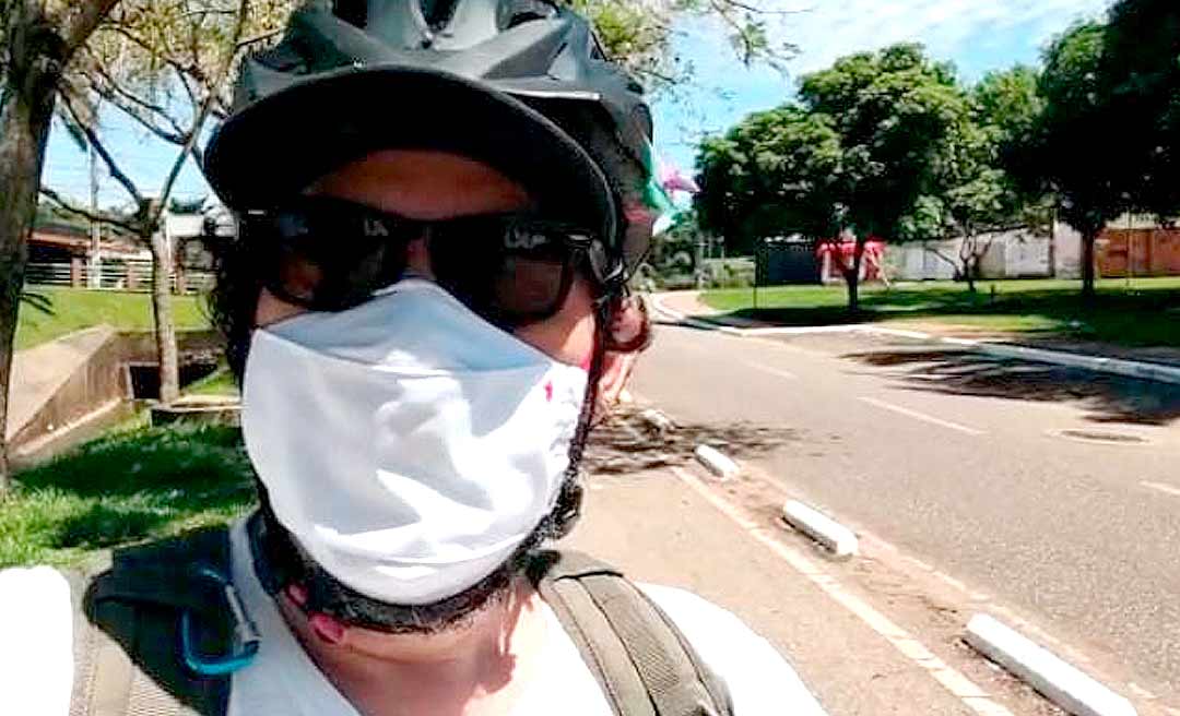 Cicloativista pede que Bocalom crie cartilha para ciclistas pedalarem nas ciclovias mal conservadas e esburacadas