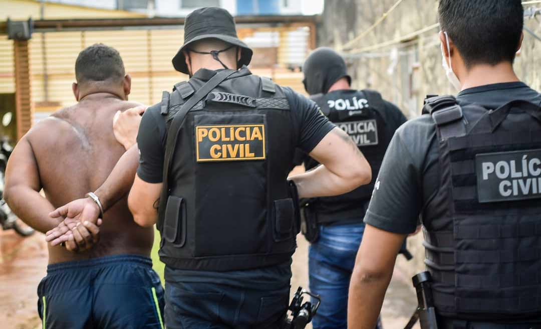 Policia Civil cumpre 12 mandados de prisão contra membros de facções em Rio Branco