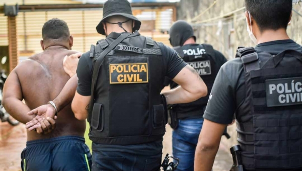 Policia Civil cumpre 12 mandados de prisão contra membros de facções em Rio Branco