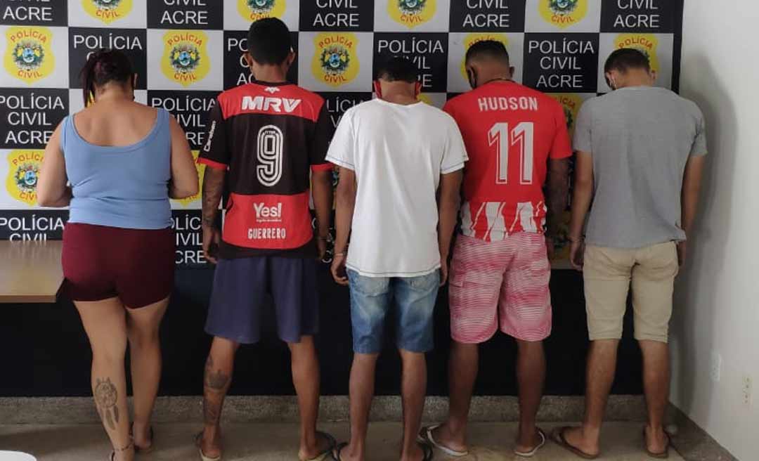 Policia Civil prende seis pessoas envolvidas em roubos em vários bairros de Cruzeiro do Sul