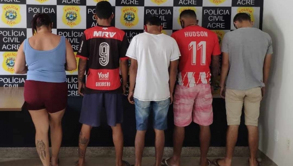 Policia Civil prende seis pessoas envolvidas em roubos em vários bairros de Cruzeiro do Sul