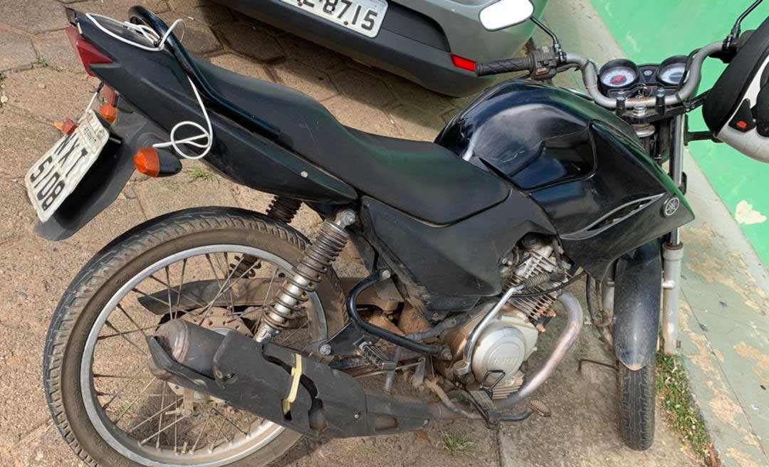 Motocicleta é recuperada e homem é preso em flagrante pela Polícia Civil na Transacreana
