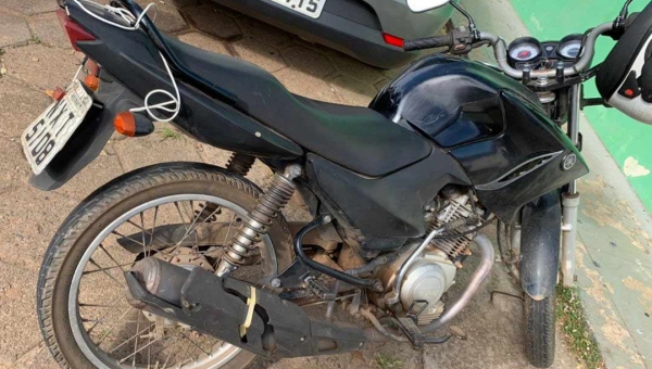 Motocicleta é recuperada e homem é preso em flagrante pela Polícia Civil na Transacreana
