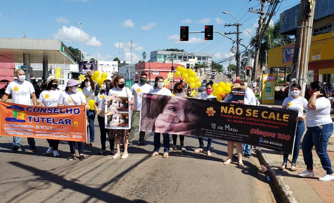 Conselheiros tutelares promovem atividades em Rio Branco em alusão ao Dia de Combate ao Abuso de Crianças e Adolescente