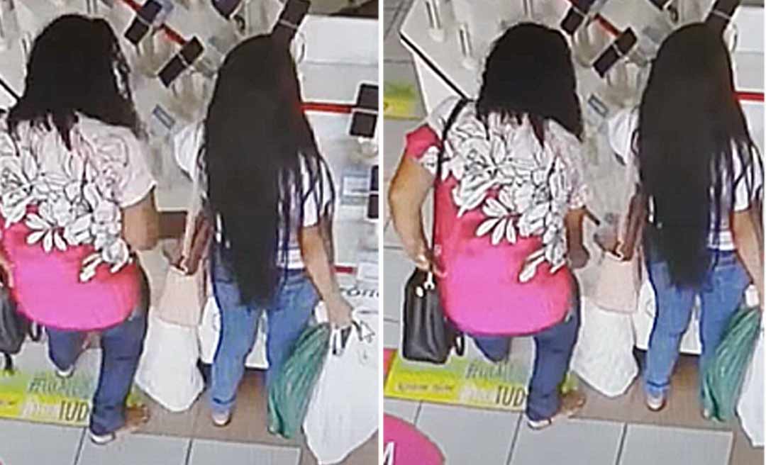 Câmeras flagram mulheres furtando em loja Gazin em Rio Branco