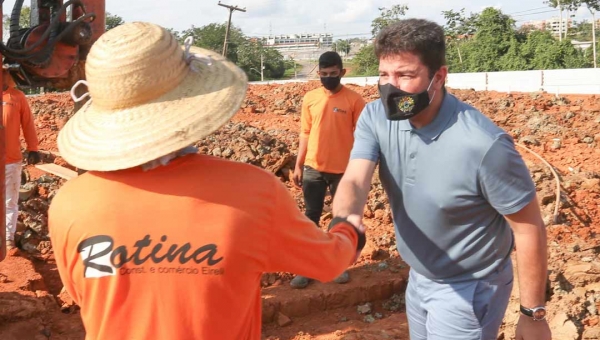 Gladson Cameli acompanha obras para evitar interrupção de abastecimento na capital