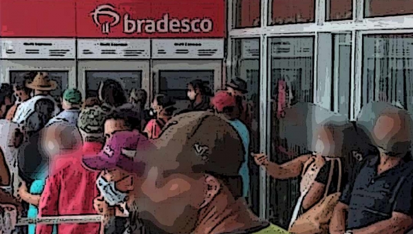 Agência do Bradesco em Sena Madureira registra aglomeração e Ministério Público vai apurar