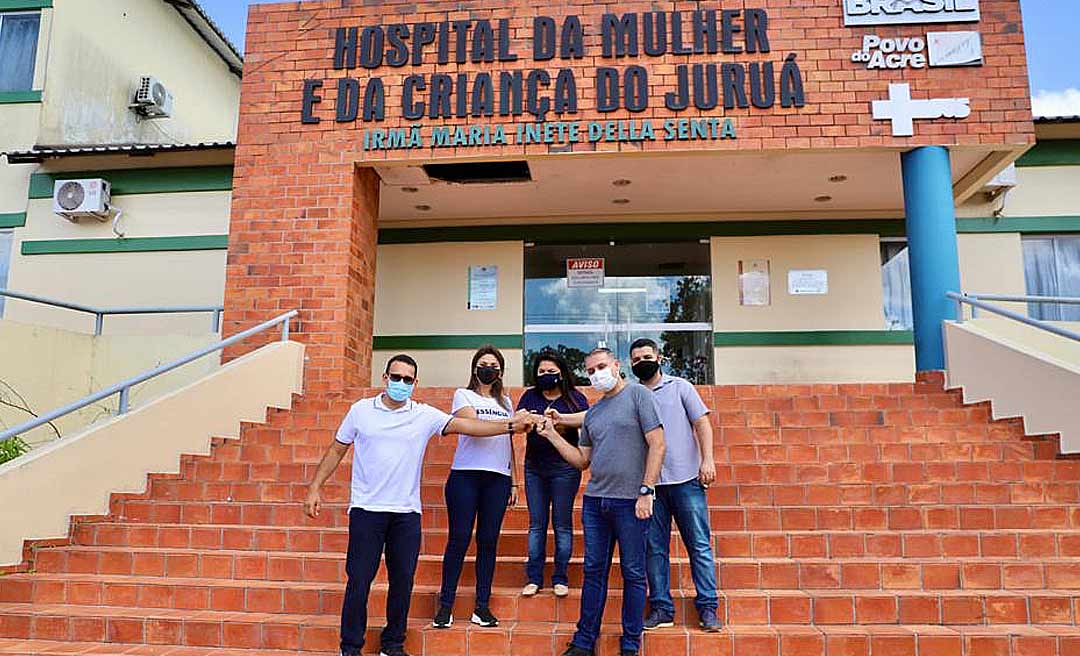 Jéssica Sales visita e anuncia R$ 1,5 milhão para Maternidade de Cruzeiro do Sul