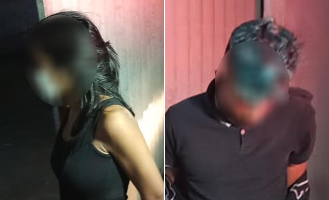 Assaltantes vão roubar mulher, são perseguidos pelo marido da vítima e acabam presos