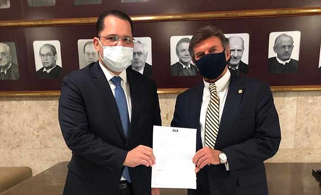 ‘O Judiciário é o hospital da cidadania, não pode fechar as portas’, diz presidente da OAB/AC em reunião com Luis Fux