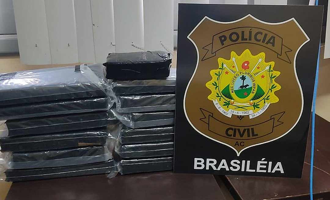 Polícia Civil em Brasiléia apreende quase 9 kg de maconha em carro de investigado