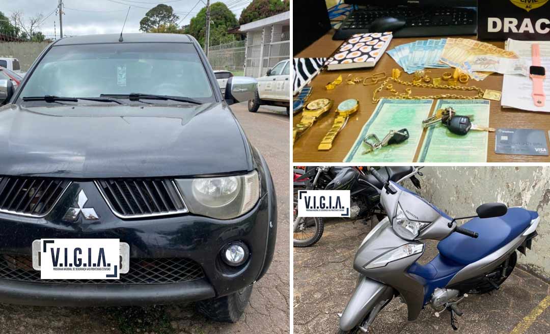 Polícia prende líder de facção, apreende jóias, dinheiro, veículos e causa prejuízo de R$ 138 mil ao crime organizado