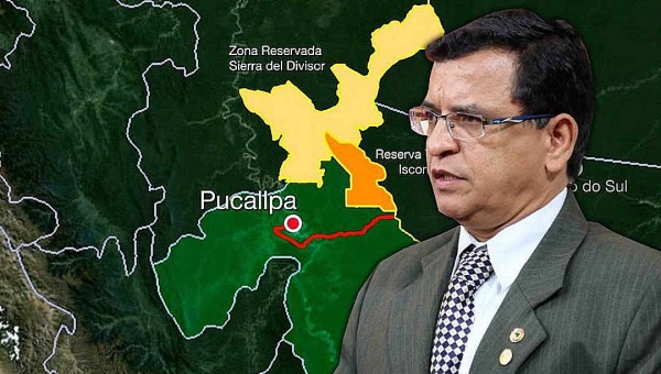 Gonzaga diz que estrada para Pucallpa é irreversível, está dentro da legalidade e tem apoio do povo peruano