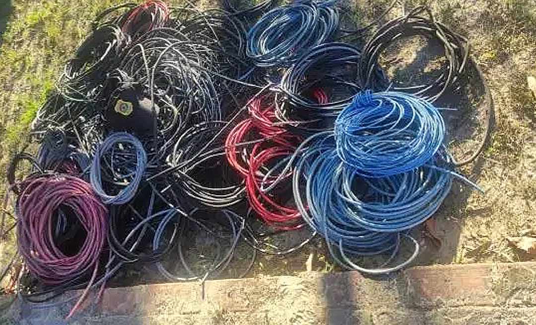 Mâncio Lima: Jovem é preso após roubar fios elétricos avaliados em R$ 70 mil