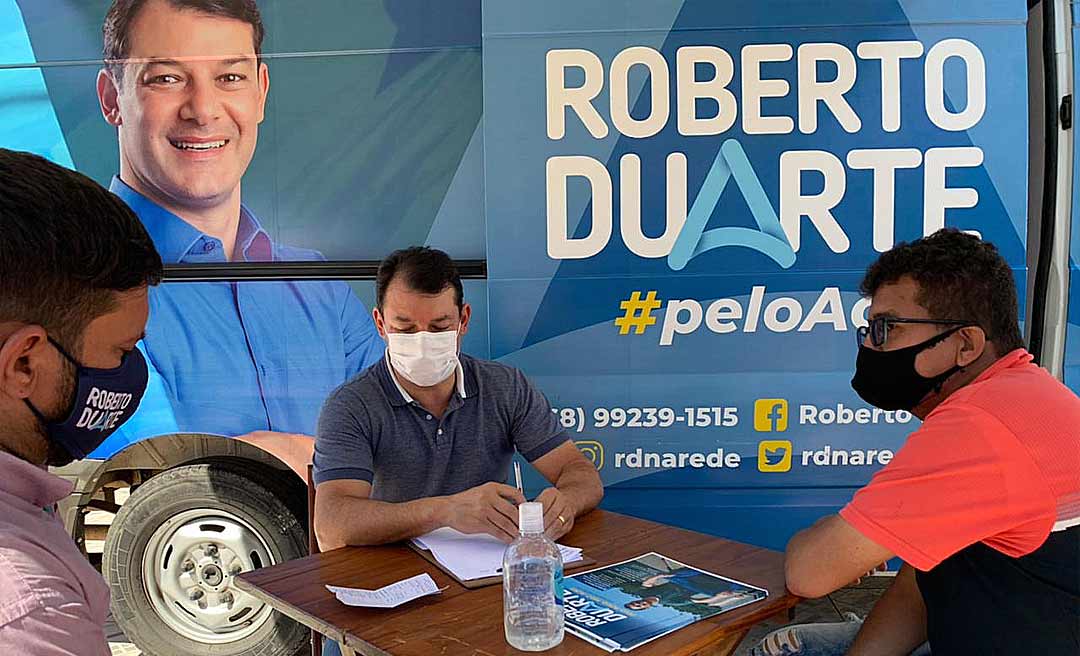 Inaugurado há um mês, Gabinete Móvel de Roberto Duarte já passou por 10 municípios