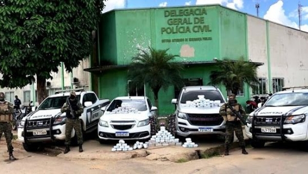 Gefron e Polícia Civil apreendem carregamento de droga em Tarauacá avaliada em R$ 2 milhões 