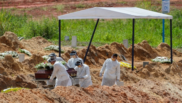 Acre registra uma morte por covid-19 neste domingo e número de óbitos alcança 1.777