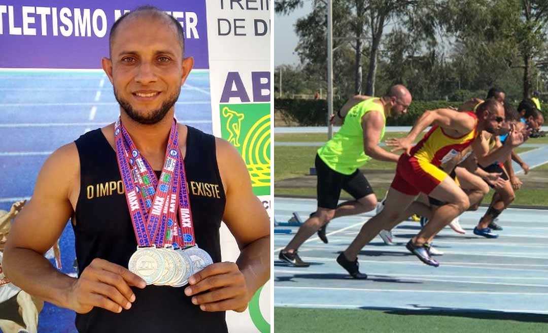 Policial Civil do Acre bate recordes no Campeonato de Atletismo Master no Rio de Janeiro e conquista cinco medalhas