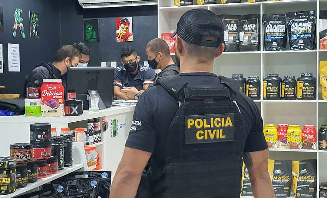 Polícia Civil deflagra operação “Anabolic” para coibir comercialização de anabolizantes sem receituário médico em Cruzeiro do Sul