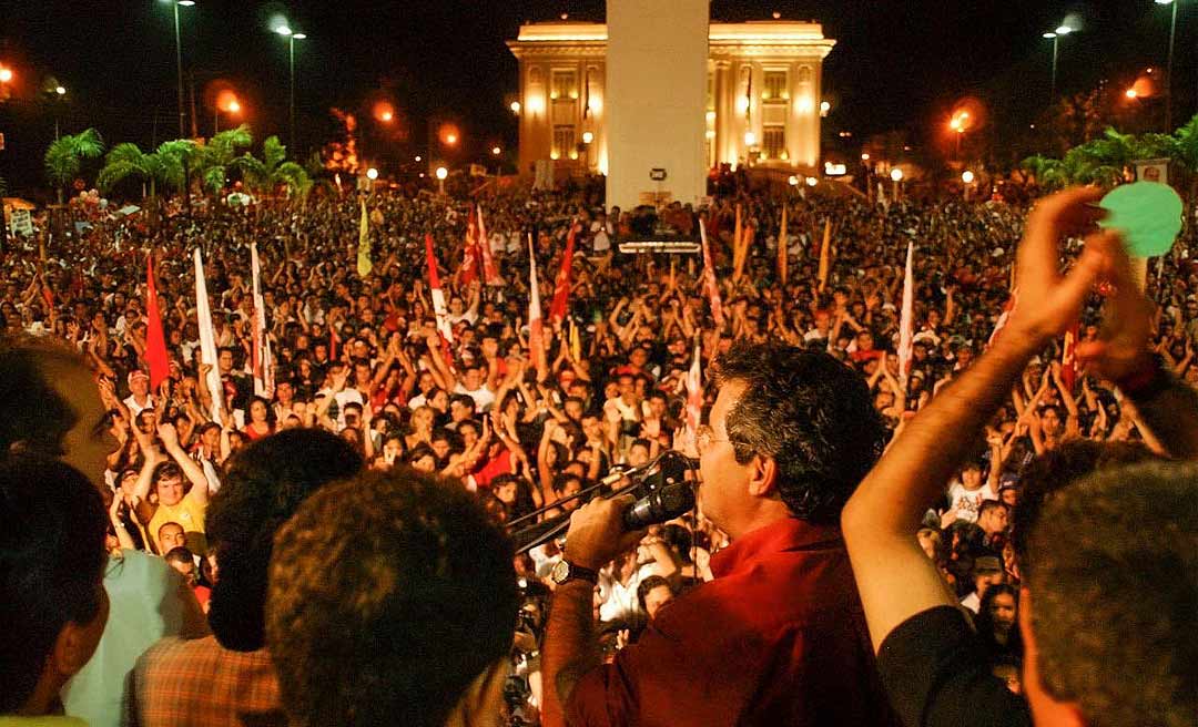 Jorge Viana diz que em 2002 quase ficou fora da disputa à reeleição por causa de uma árvore, sua logomarca de governo