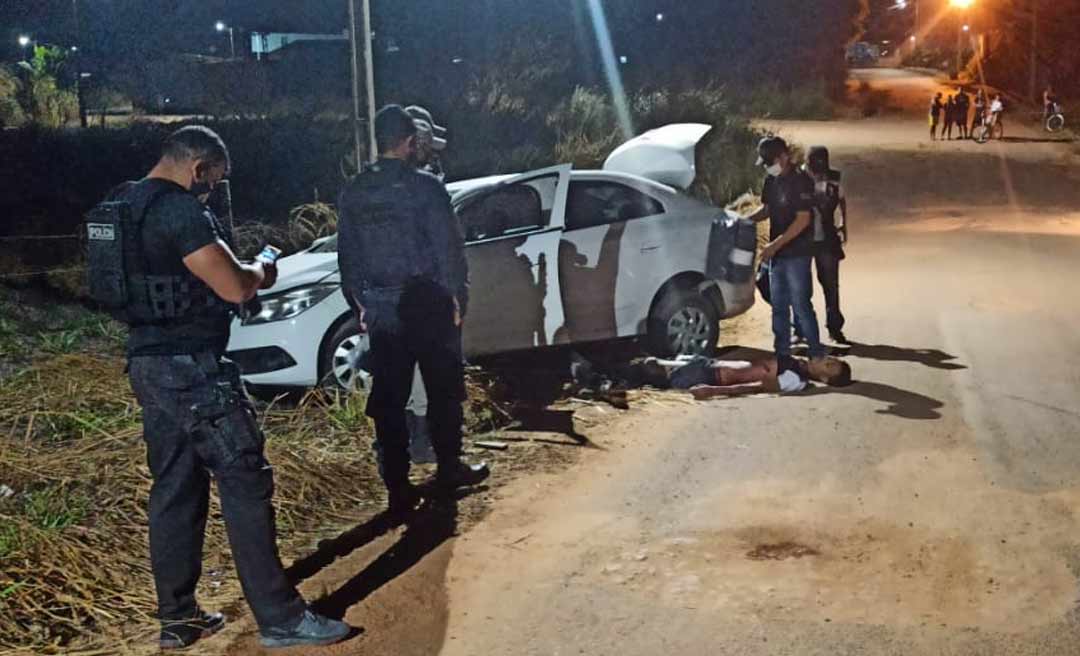 Polícia age rápido e mata um e prende dois criminosos que mantinham refém motorista de aplicativo