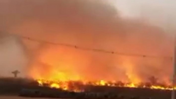 Incêndio atinge grande área de mata na Via Verde em Rio Branco