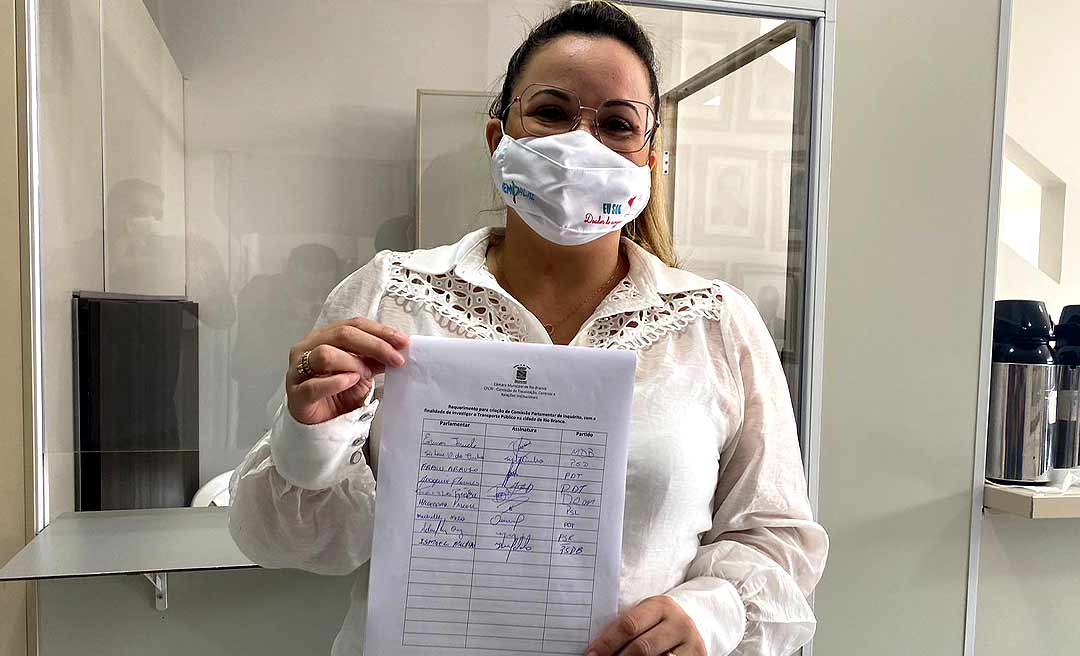 Michelle Melo protocola requerimento pedindo a instalação da CPI do Transporte Coletivo; veja quem assinou