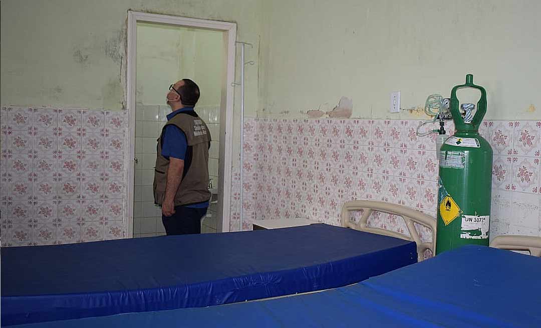 Falhas graves no hospital de Xapuri pode resultar em catástrofe, diz sindicato