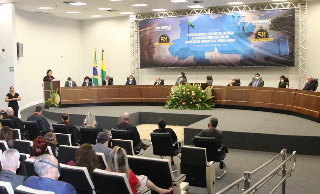 MPAC abre 1º Encontro de Procuradores-Gerais de Justiça e Corregedores do MP da Região Norte