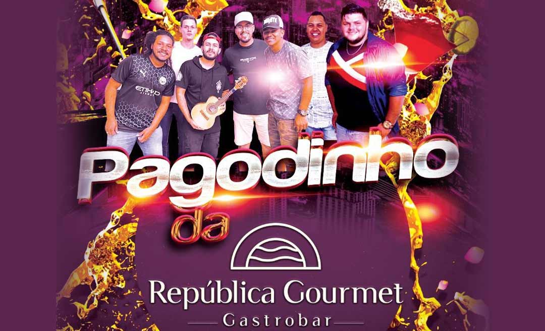 República Gourmet Gastrobar agita a noite de sábado com o “Pagodinho da República”