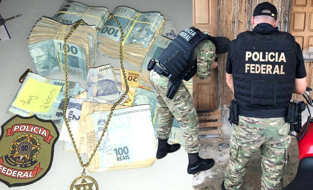 Polícia Federal apreende R$ 100 mil em espécie durante Operação Sand Castle