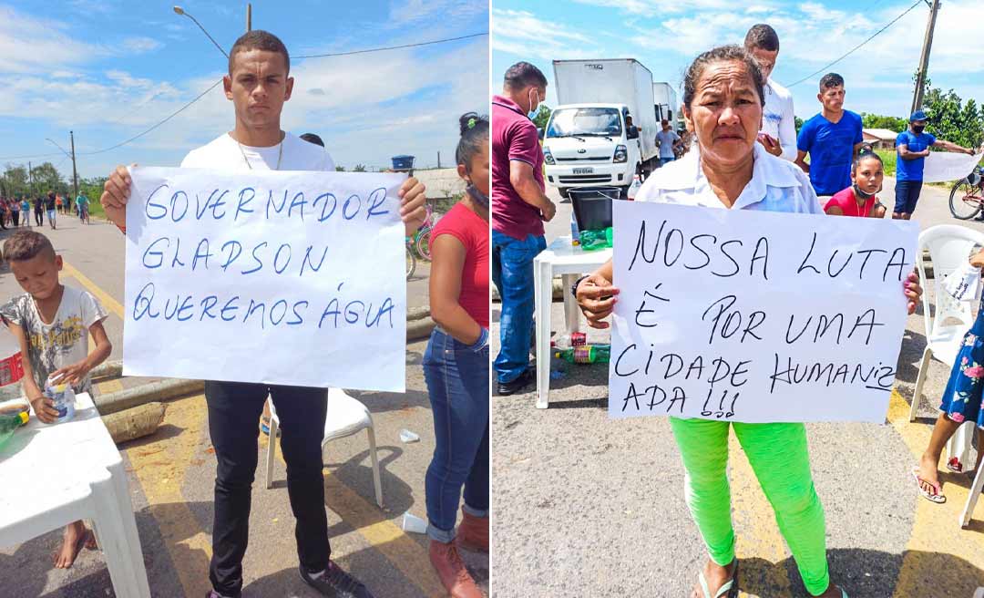 Manifestantes vão às ruas em Tarauacá contra Bolsonaro, Gladson e Maria Lucinéia