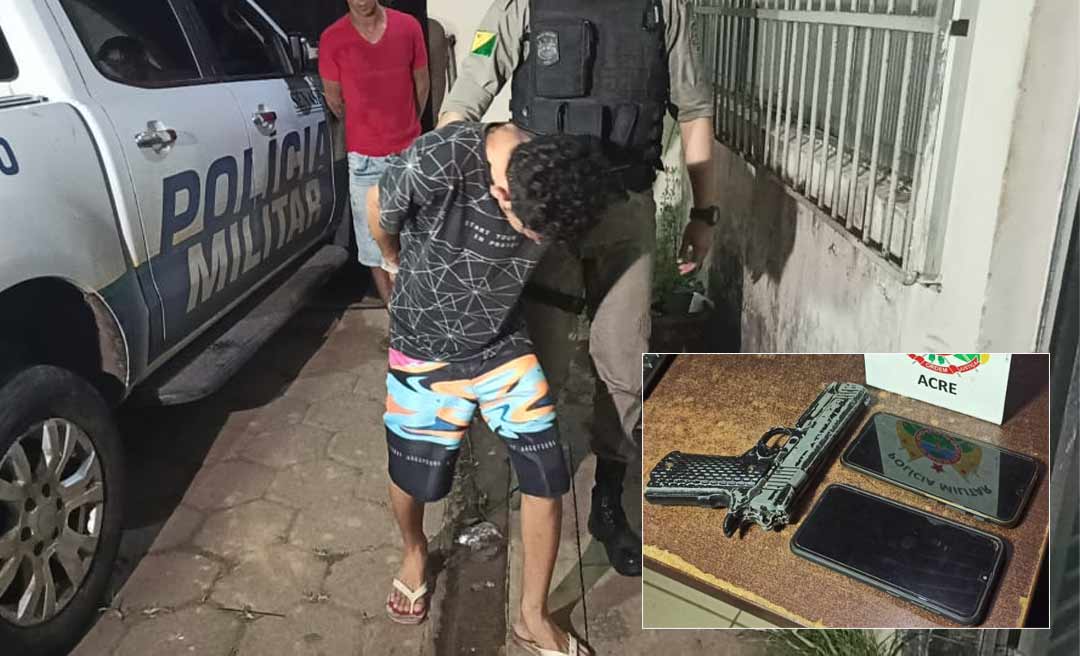 Criminosos roubam jovem no centro de Rio Branco, mas acabam presos