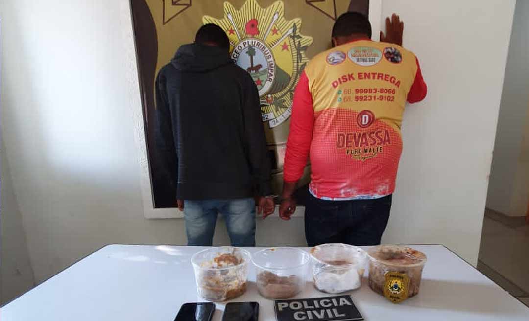 Polícia Civil intercepta veículo e prende dois por tráfico de drogas em rodovia no interior do Acre