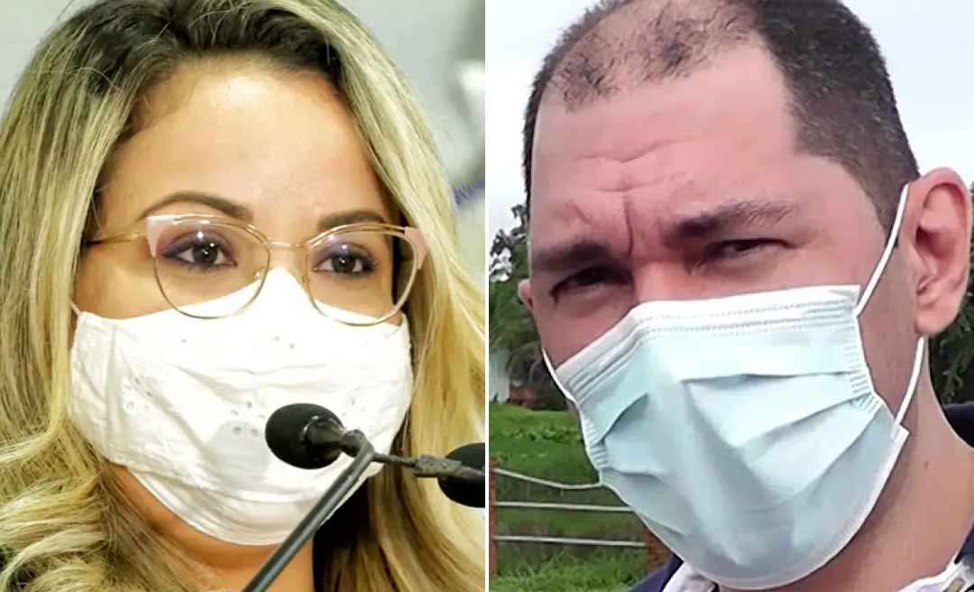 Michelle Melo e secretário Joabe Lira batem boca em grupo de whatsapp