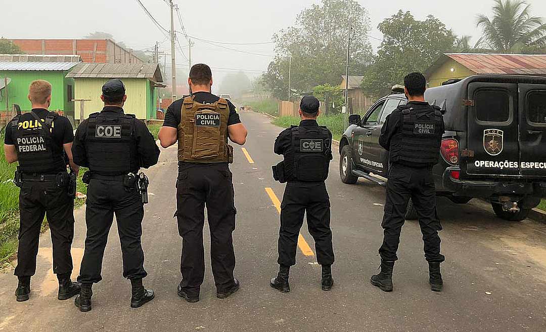 Nova operação da Polícia Federal manda 14 para a cadeia em Mâncio Lima