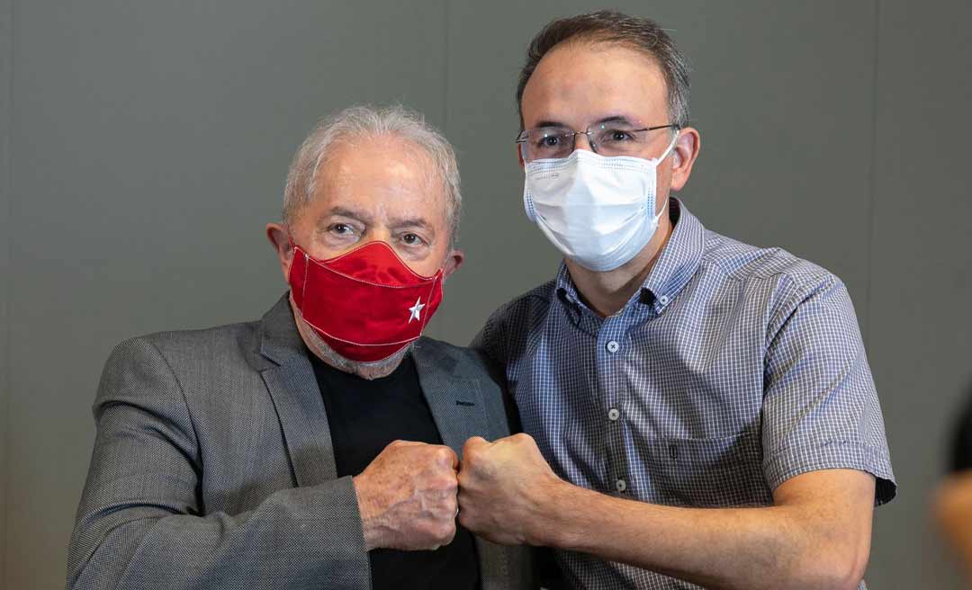 Leo de Brito se reúne com Lula e diz que PT está pronto para o desafio de 2022