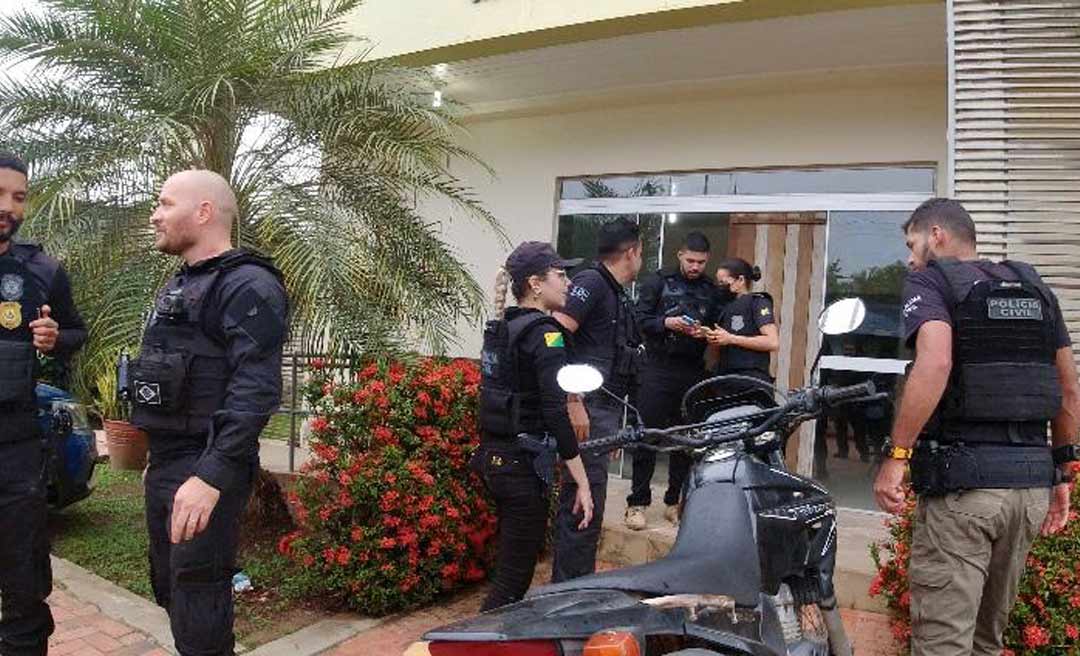 Operação da Polícia Civil prende 22 por organização criminosa e tráfico de drogas em Feijó