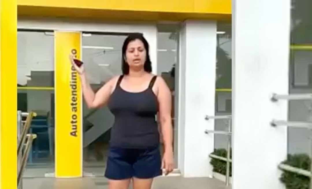 Professora da Ufac denuncia falta de dinheiro em caixas eletrônicos do Banco do Brasil