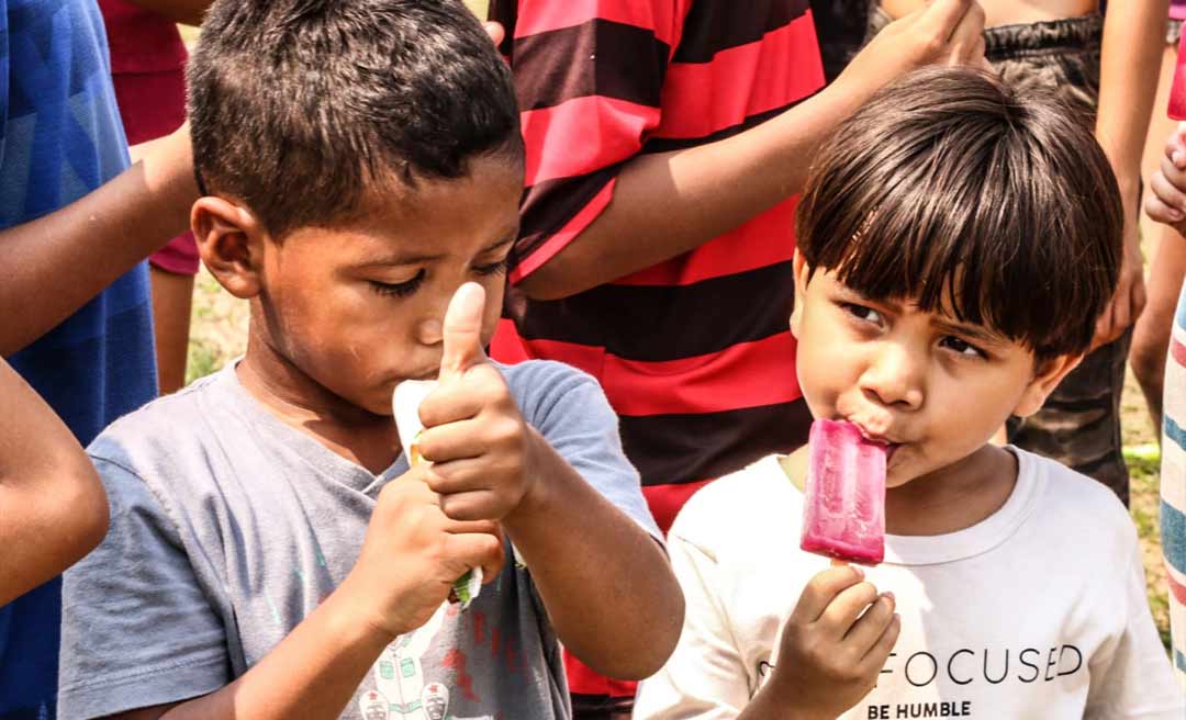 Grupo de amigos promove evento para crianças do Cabreúva, em Rio Branco