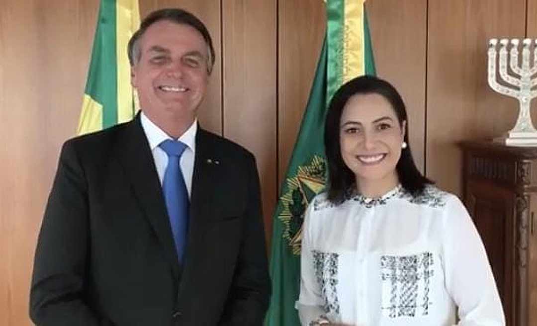 Senadora Mailza é recebida por Bolsonaro, que a chama de "grande aliada"