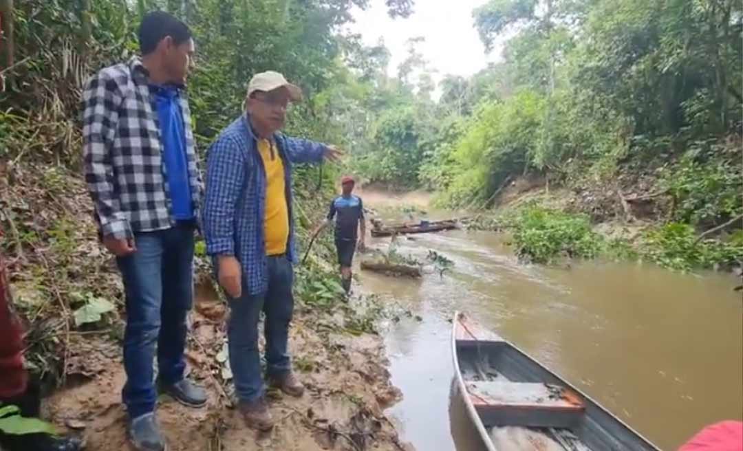 Após destinar emenda, Gonzaga acompanha de perto limpeza de rios e igarapés de Porto Walter