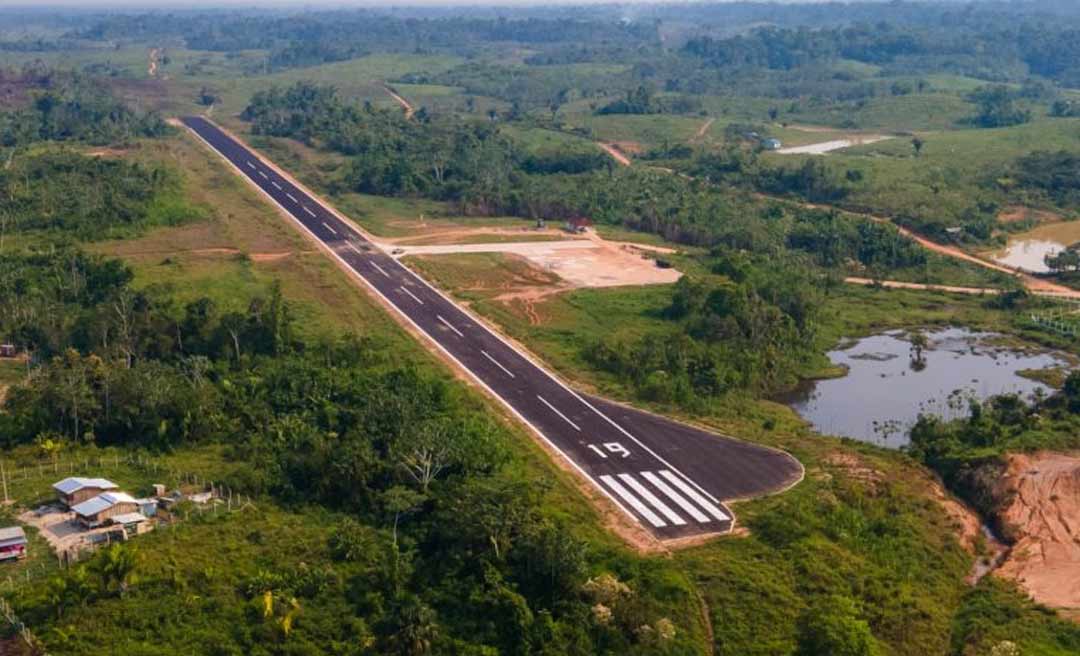 Governo entrega revitalização do Aeródromo de Porto Walter nesta segunda-feira