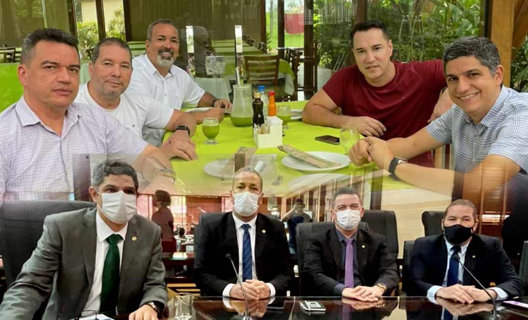 Após reunião de alinhamento com Ney Amorim, bancada do Podemos trabalha unida na Aleac