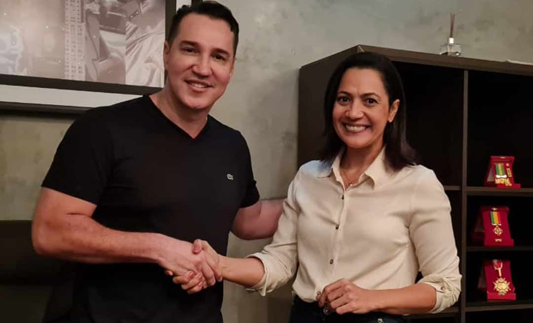"Legítima e correta", diz Ney Amorim durante encontro com a senadora Mailza Gomes