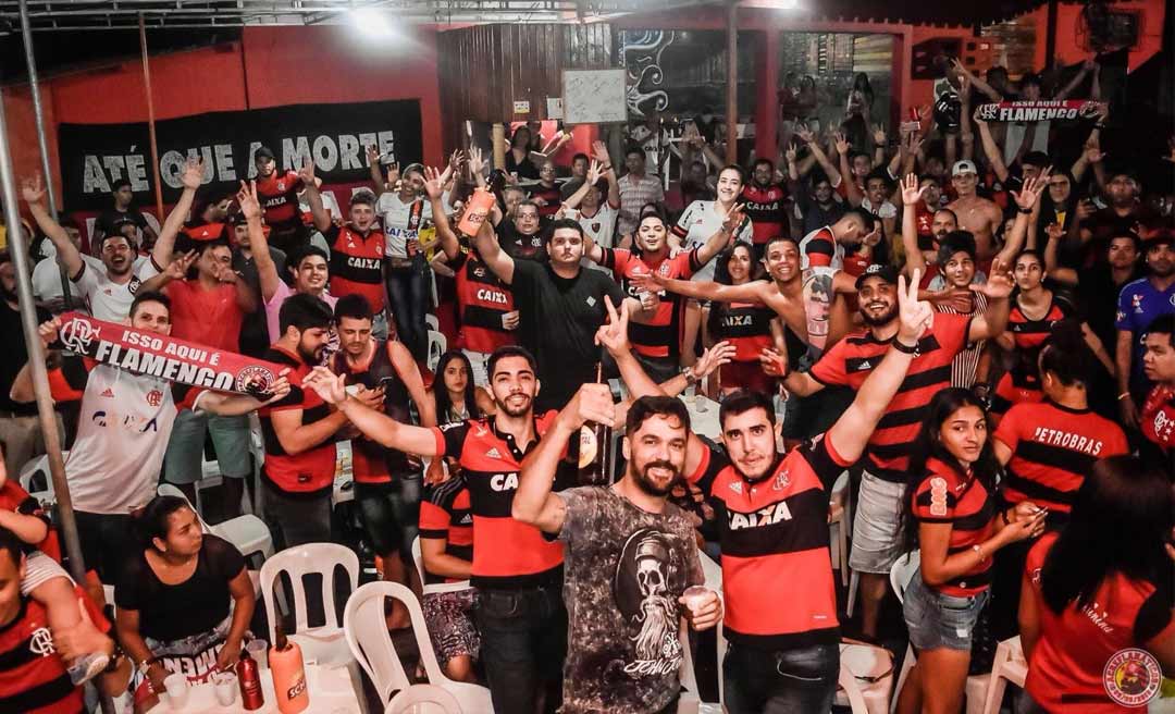 Torcida organizada do Flamengo no Acre programa festa para a final da Libertadores