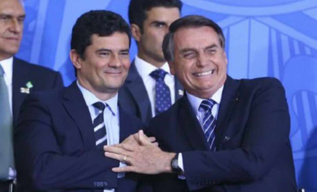 Presidente Jair Bolsonaro diz que ex-juiz agia de forma "camuflada": "Moro sempre teve propósito político"