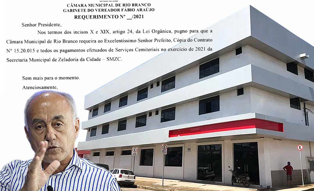 Bocalom tem 30 dias para entregar cópias de pagamentos feitos ao Cemitério Morada da Paz